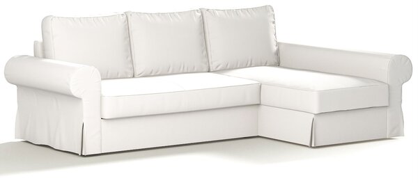 Potah na pohovku IKEA Backabro rozkládací se šezlongem barva bílá