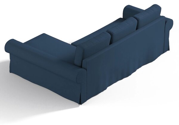 Potah na pohovku IKEA Backabro rozkládací se šezlongem barva tmavě modrá