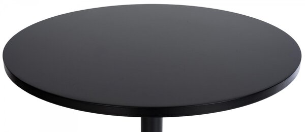 Barový stůl kulatý DS25199, černý / rám černý - v108 x Ø60 cm