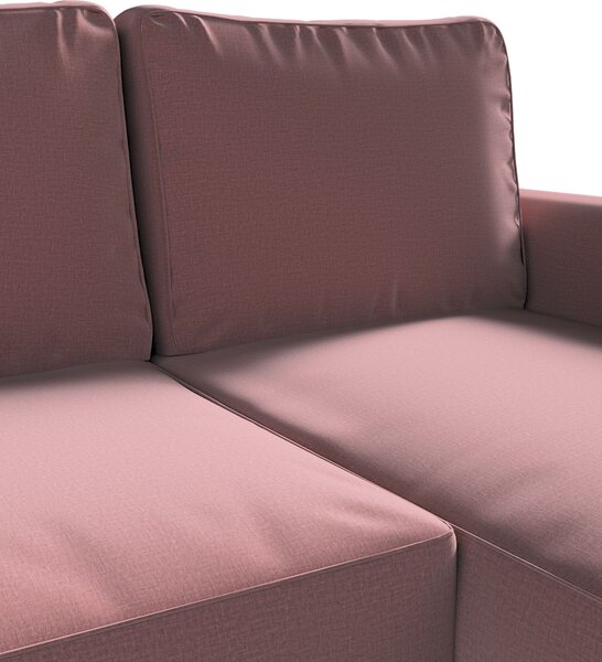 Potah na pohovku IKEA Backabro rozkládací se šezlongem barva fialová látka sametová