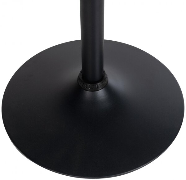 Barový stůl kulatý DS25199, černý / rám černý - v108 x Ø60 cm