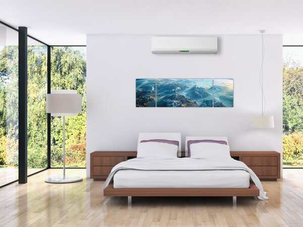 Obraz - Pohled z vesmíru (170x50 cm)