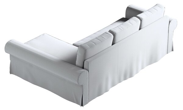 Potah na pohovku IKEA Backabro rozkládací se šezlongem barva šedá látka sametová