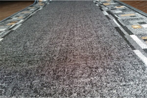 Protiskluzový běhoun BOMBAY šedý - hotový rozměr