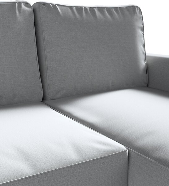 Potah na pohovku IKEA Backabro rozkládací se šezlongem barva šedá látka sametová