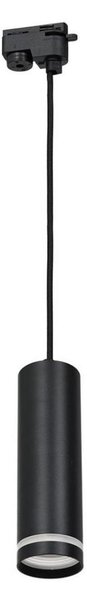 Lustr na lanku do lištového systému PIPE 1xGU10/25W/230V černá