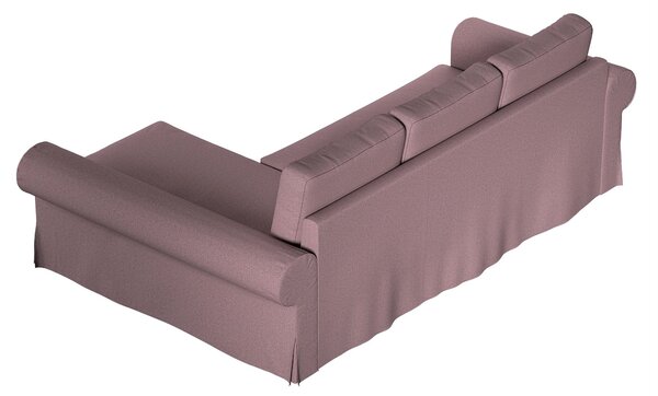 Potah na pohovku IKEA Backabro rozkládací se šezlongem barva růžová látka pletený vzor