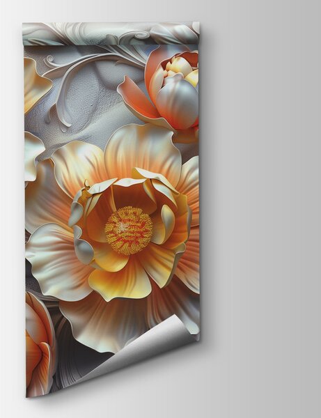 Fototapeta Tapety s květinami a listy, 3D květinové fototapety, Populární fototapety, w01427v1 - Tapeko.co.cz