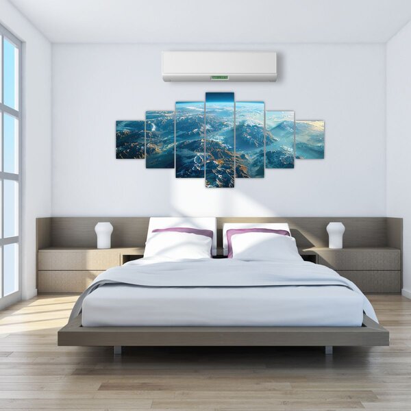 Obraz - Pohled z vesmíru (210x100 cm)