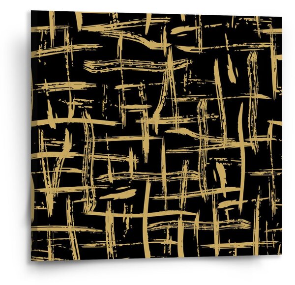 Sablio Obraz Zlaté malování - 110x110 cm