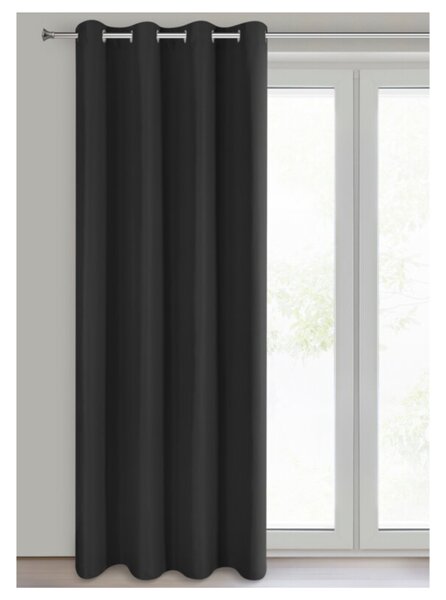 Závěs ADARI černá, 140x250 cm