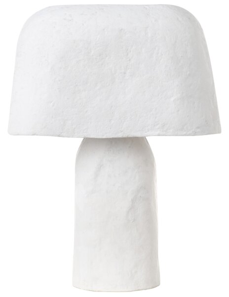 Stolní lampa CARRASCO Papírmaš Bílá