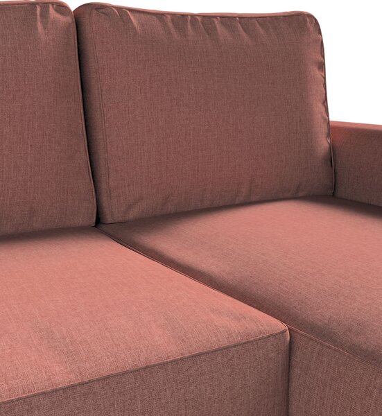 Potah na pohovku IKEA Backabro rozkládací se šezlongem barva hnědá látka pletený vzor