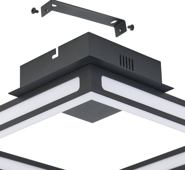 Eglo 99787 - LED Stropní svítidlo ALTAFLOR LED/11,2W/230V černá