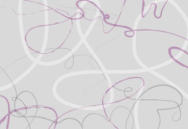 Fototapeta Fialové a šedé víry, Designové fototapety na zeď, Populární fototapety, w01455v2 - Tapeko.co.cz