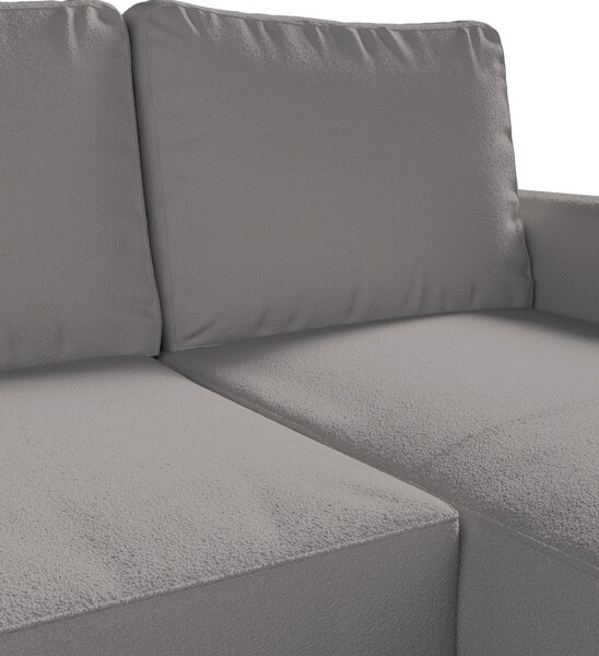 Potah na pohovku IKEA Backabro rozkládací se šezlongem barva béžová látka pletený vzor
