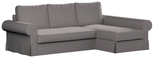 Potah na pohovku IKEA Backabro rozkládací se šezlongem barva béžová látka pletený vzor