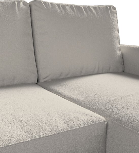 Potah na pohovku IKEA Backabro rozkládací se šezlongem barva béžová látka pletený vzor