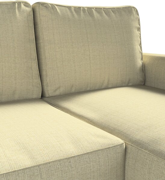 Potah na pohovku IKEA Backabro rozkládací se šezlongem barva béžová látka pletený vzor