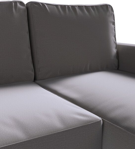 Potah na pohovku IKEA Backabro rozkládací se šezlongem barva hnědá látka sametová