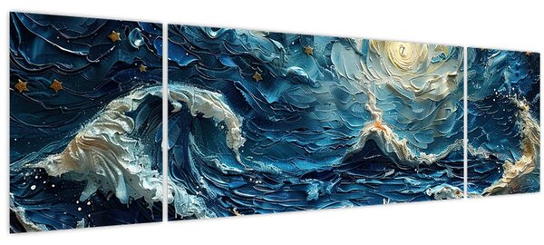 Obraz - Malba oblohy a moře (170x50 cm)