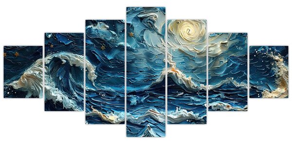 Obraz - Malba oblohy a moře (210x100 cm)