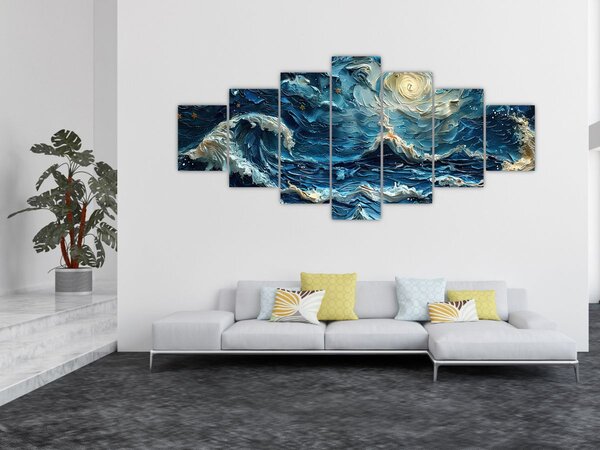 Obraz - Malba oblohy a moře (210x100 cm)