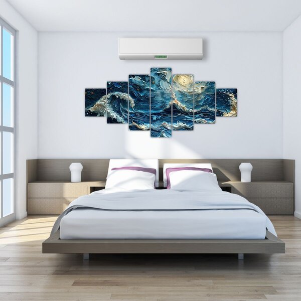 Obraz - Malba oblohy a moře (210x100 cm)