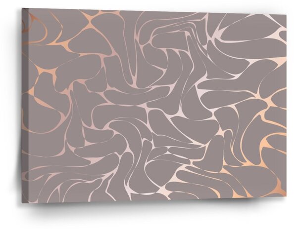 Sablio Obraz Béžové vzorce - 90x60 cm