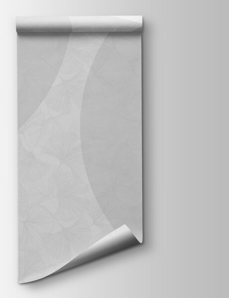 Fototapeta Šedé a bílé pozadí s kruhy a čarami, 3D listové fototapety, Populární fototapety, w01465v3 - Tapeko.co.cz