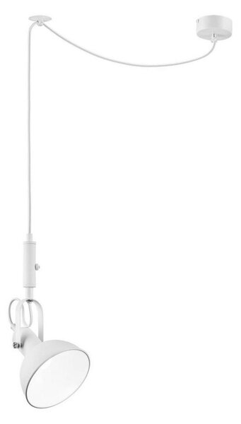 Lustr na lanku IRMA 1xE14/28W/230V bílá