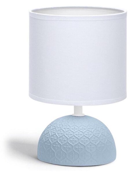 Aigostar - Stolní lampa 1xE14/40W/230V modrá/bílá