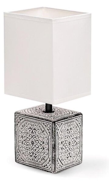 Aigostar - Stolní lampa 1xE14/40W/230V šedá/bílá