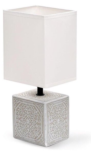 Aigostar - Stolní lampa 1xE14/40W/230V šedá/bílá