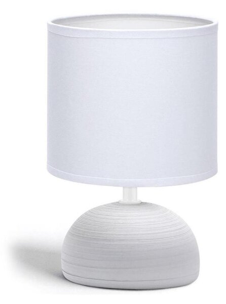 Aigostar - Stolní lampa 1xE14/40W/230V šedá/bílá