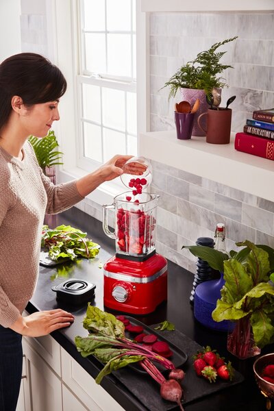 Stolní mixér KitchenAid K400 Artisan 5KSB4026 - červená metalíza (1,4 l)