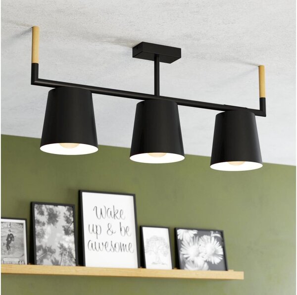 Eglo 43611 - Lustr na tyči LACEY 3xE27/40W/230V