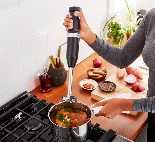 KitchenAid tyčový mixér s příslušenstvím 5KHBV83 - tmavě šedý mat