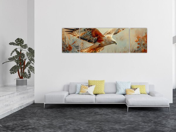 Obraz - Dravý pták (170x50 cm)