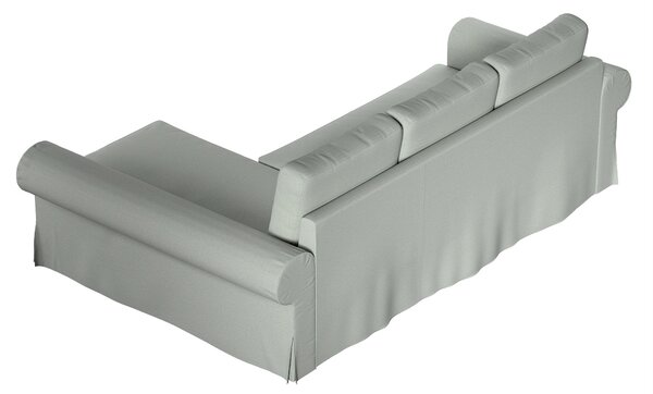 Potah na pohovku IKEA Backabro rozkládací se šezlongem barva modrá látka pletený vzor