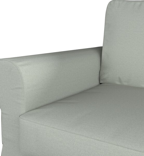 Potah na pohovku IKEA Backabro rozkládací se šezlongem barva modrá látka pletený vzor