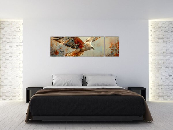 Obraz - Dravý pták (170x50 cm)
