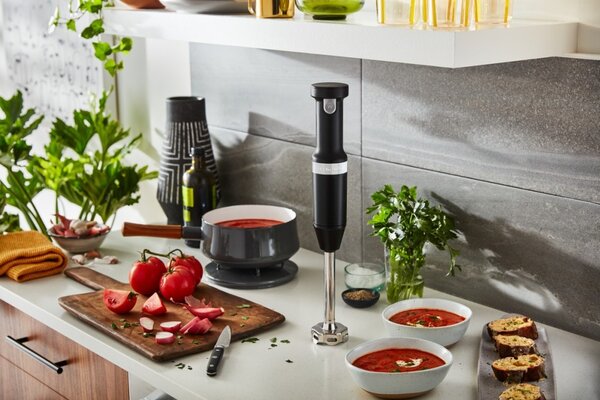 KitchenAid tyčový mixér s příslušenstvím 5KHBV83 - tmavě šedý mat