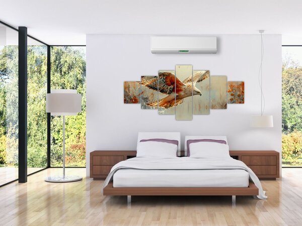 Obraz - Dravý pták (210x100 cm)