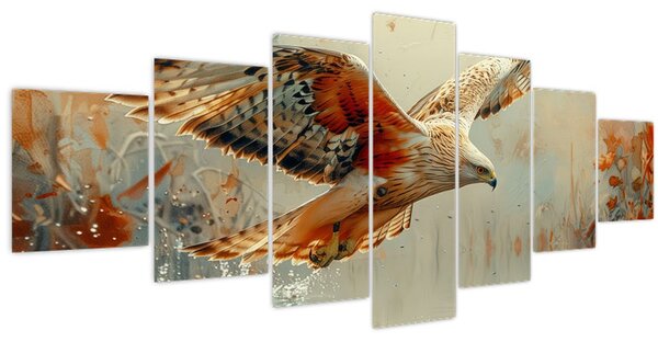 Obraz - Dravý pták (210x100 cm)