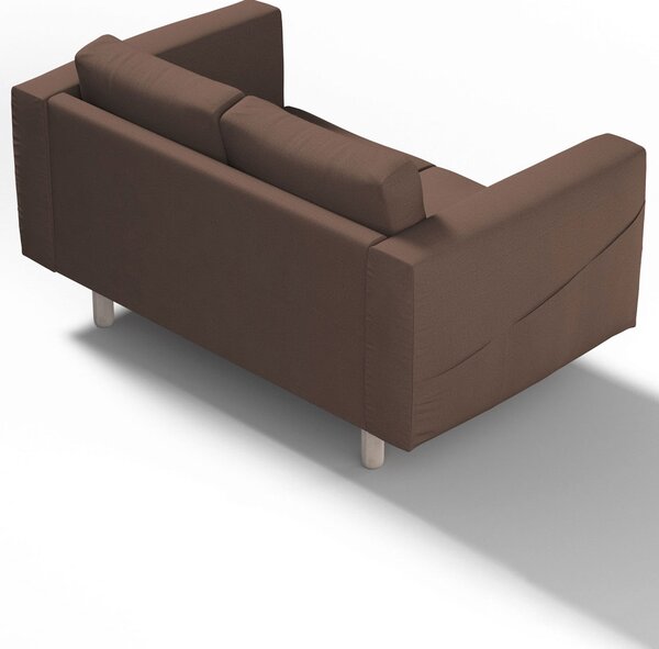 Potah na pohovku IKEA Norsborg 2-místná barva hnědá látka pletený vzor