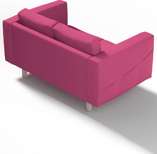 Potah na pohovku IKEA Norsborg 2-místná barva růžová látka pletený vzor