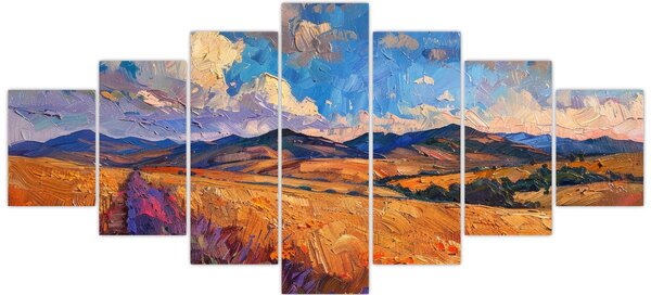 Obraz - Olejomalba krajiny (210x100 cm)