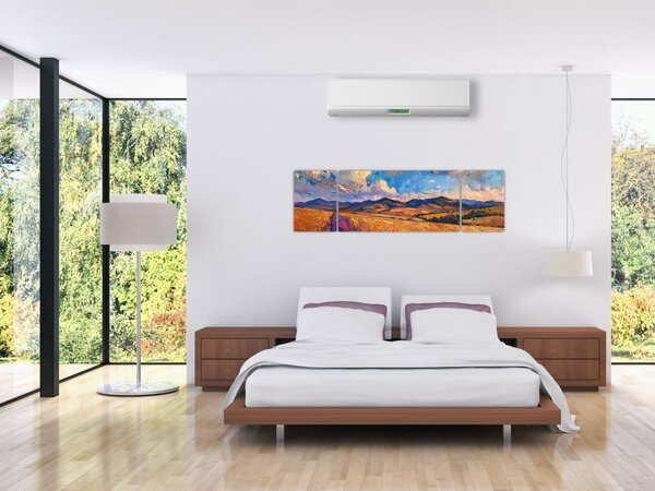 Obraz - Olejomalba krajiny (170x50 cm)
