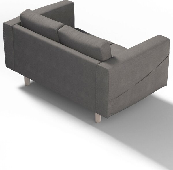 Potah na pohovku IKEA Norsborg 2-místná barva šedá látka pletený vzor